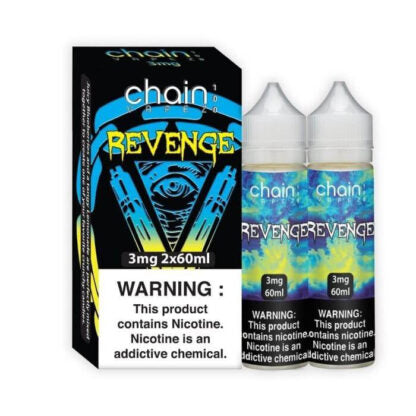 Chain Vapez (LIQ FB)(120mL; 60mL x2)  -  Qty per pack 1 Revenge 00mg