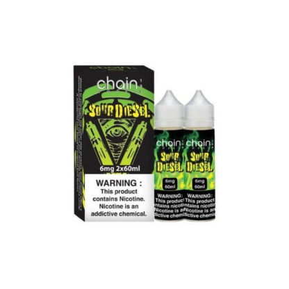 Chain Vapez (LIQ FB)(120mL; 60mL x2)  -  Qty per pack 1 Sour Diesel 00mg