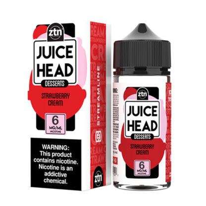 Juice Head (LIQ FB)(100mL)  -  Qty per pack 1 Strawberry Cream 06mg