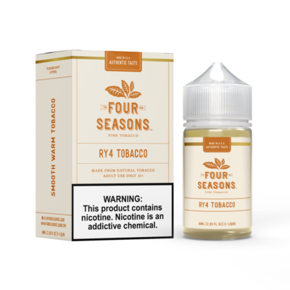 Four Seasons (LIQ FB)(60mL)  -  Qty per pack 1 Ry4 Tobacco 00mg