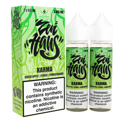 Zen Haus (LIQ FB)(120mL; 60mL x2)  -  Qty per pack 1 Karma 00mg