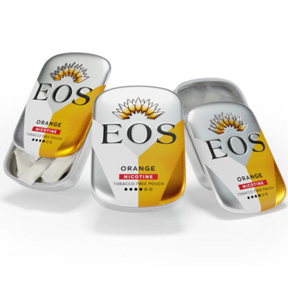 EOS (Nic Pouch)(20ct Can)(x1 Can)  -  Qty per pack 1 Orange 12mg