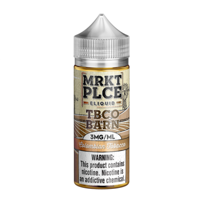 MRKT PLCE (LIQ FB)(100mL) TBCO Barn  -  Qty per pack 1 Colombian Tobacco 03mg