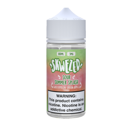 Skwezed (LIQ FB)(100mL)  -  Qty per pack 1 Sour Summer Splash (Watermelon Green Apple) 00mg