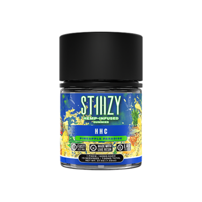 STIIIZY (Delta)(Gummies)(825mg 15ct Jar) HHC  -  Qty per pack 1 Pineapple Paradise