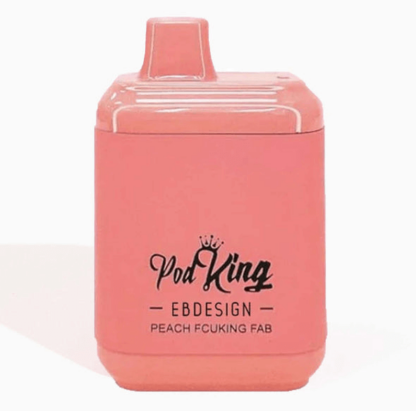 EBDESIGN/Pod King XC5000 (Dispo) (5000Puff)(12mL)  -  Qty per pack 10 Peach Fcuking Fab 40mg