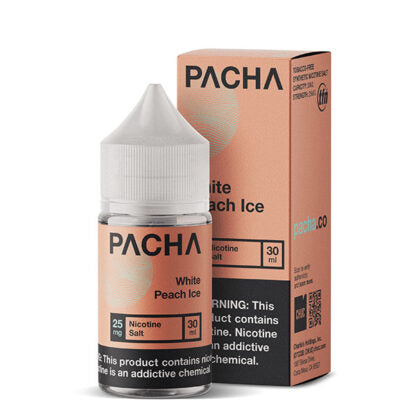 Pachamama (LIQ Salt)(30mL)  -  Qty per pack 1 White Peach Ice 25mg