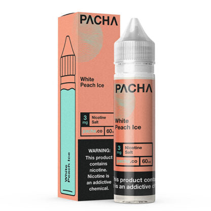 Pachamama (LIQ FB)(60mL)  -  Qty per pack 1 White Peach Ice 00mg