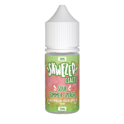 Skwezed (LIQ Salt)(30mL)  -  Qty per pack 1 Sour Summer Splash (Watermelon Green Apple) 25mg