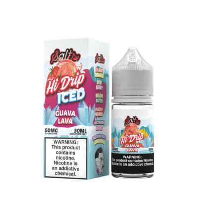 Hi Drip (LIQ Salt)(30mL)  -  Qty per pack 1 Guava Lava Iced 50mg