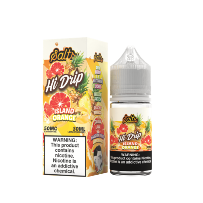 Hi Drip (LIQ Salt)(30mL)  -  Qty per pack 1 Island Orange 50mg