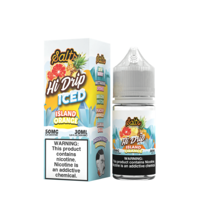 Hi Drip (LIQ Salt)(30mL)  -  Qty per pack 1 Island Orange Iced 50mg