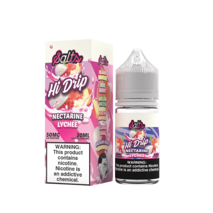 Hi Drip (LIQ Salt)(30mL)  -  Qty per pack 1 Nectarine Lychee 50mg