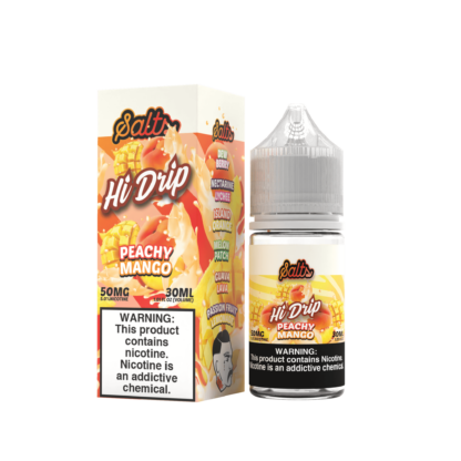 Hi Drip (LIQ Salt)(30mL)  -  Qty per pack 1 Peachy Mango 50mg