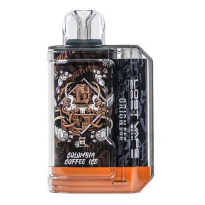 Lost Vape Orion Bar (Dispo) (7500Puff) 5% (18mL) Limited Edt.  -  Qty per pack 10 Columbia Coffee Ice 50mg