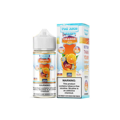 Pod Juice (LIQ FB)(100mL) TFN *  -  Qty per pack 1 Orange Cola Freeze 03mg