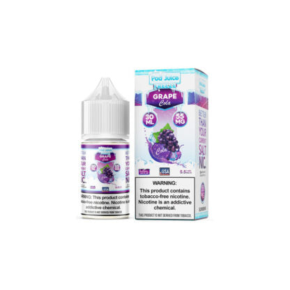 Pod Juice (LIQ Salt)(30mL) TFN *  -  Qty per pack 1 Grape Cola Freeze 55mg