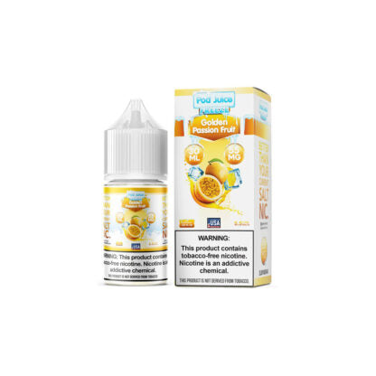 Pod Juice (LIQ Salt)(30mL) TFN *  -  Qty per pack 1 Golden Passionfruit Freeze 55mg