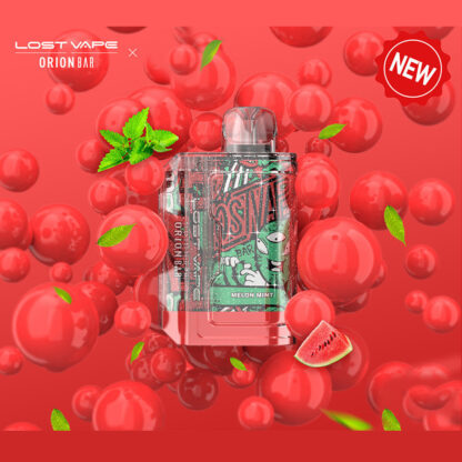 Lost Vape Orion Bar (Dispo) (7500Puff) 5% (18mL) Sparkling Edt.  -  Qty per pack 10 Melon Mint 50mg