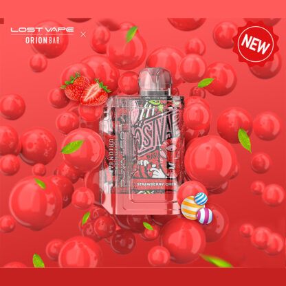 Lost Vape Orion Bar (Dispo) (7500Puff) 5% (18mL) Sparkling Edt.  -  Qty per pack 10 Strawberry Chew 50mg