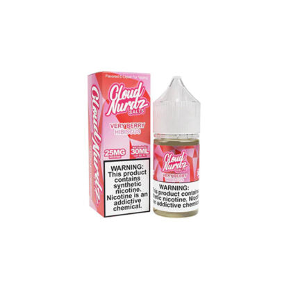 Cloud Nurdz (LIQ Salt)(30mL) TF-Nic  -  Qty per pack 1 Very Berry Hibiscus 50mg