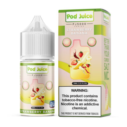 Pod Juice (LIQ Salt)(30mL) TFN PJ5000  -  Qty per pack 1 Strawberry Banana 35mg