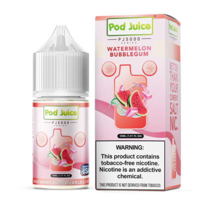 Pod Juice (LIQ Salt)(30mL) TFN PJ5000  -  Qty per pack 1 Watermelon Bubblegum 35mg