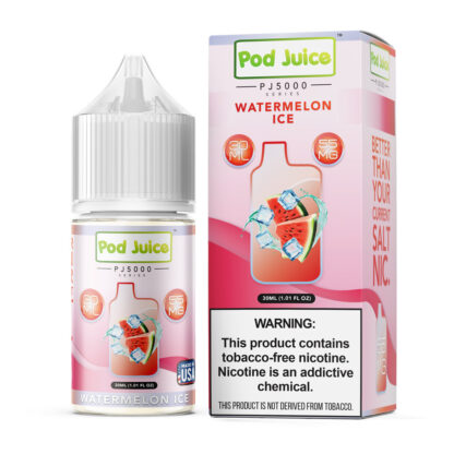 Pod Juice (LIQ Salt)(30mL) TFN PJ5000  -  Qty per pack 1 Watermelon Ice 35mg