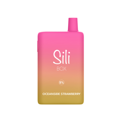 Sili Box (Dispo) (6000Puff)(16mL)  -  Qty per pack 5 Oceanside Strawberry 50mg