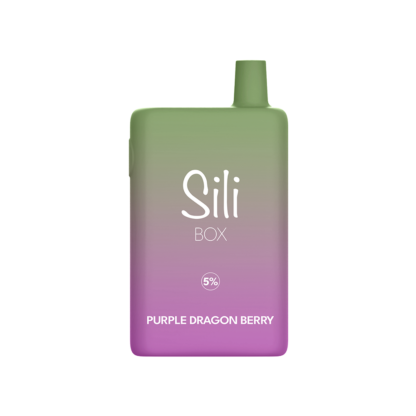 Sili Box (Dispo) (6000Puff)(16mL)  -  Qty per pack 5 Purple Dragon Berry 50mg