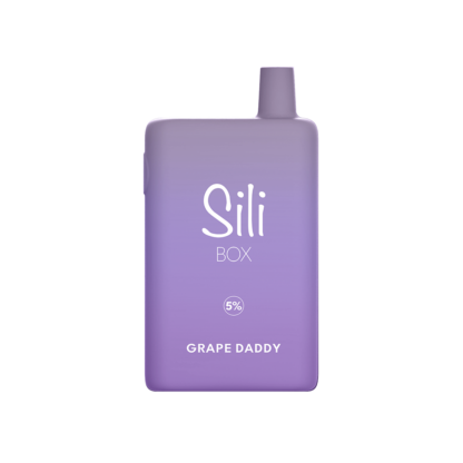 Sili Box (Dispo) (6000Puff)(16mL)  -  Qty per pack 5 Grape Daddy 50mg