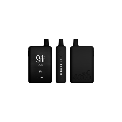 Sili Box (Dispo) (6000Puff)(16mL)  -  Qty per pack 5 Clear 50mg