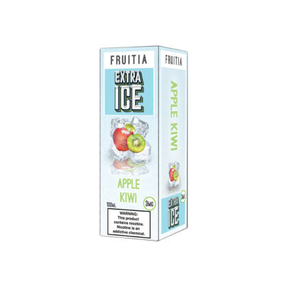 Fruitia (LIQ FB)(100mL) Extra Ice  -  Qty per pack 1 Apple Kiwi 03mg