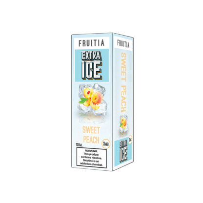 Fruitia (LIQ FB)(100mL) Extra Ice  -  Qty per pack 1 Sweet Peach 03mg