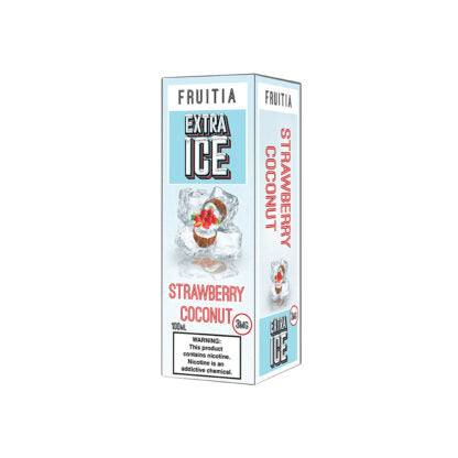 Fruitia (LIQ FB)(100mL) Extra Ice  -  Qty per pack 1 Strawberry Coconut 03mg