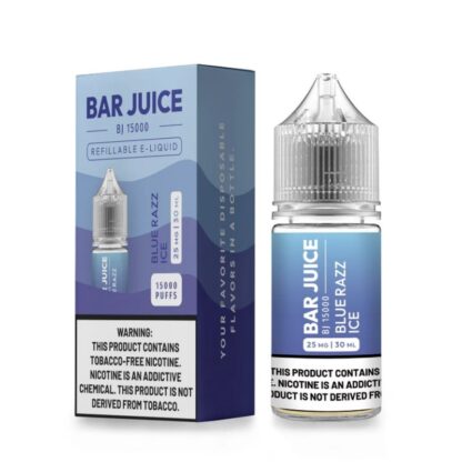 Bar Juice (LIQ Salt)(30mL) BJ15000  -  Qty per pack 1 Blue Razz Ice 25mg