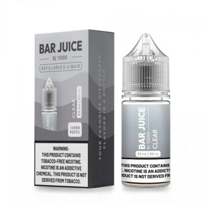 Bar Juice (LIQ Salt)(30mL) BJ15000  -  Qty per pack 1 Clear 25mg