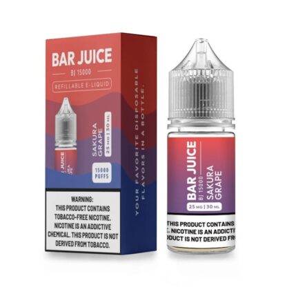 Bar Juice (LIQ Salt)(30mL) BJ15000  -  Qty per pack 1 Sakura Grape 25mg