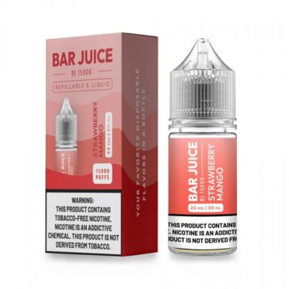 Bar Juice (LIQ Salt)(30mL) BJ15000  -  Qty per pack 1 Strawberry Mango 25mg