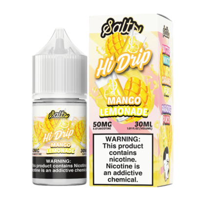 Hi Drip (LIQ Salt)(30mL)  -  Qty per pack 1 Mango Lemonade 50mg