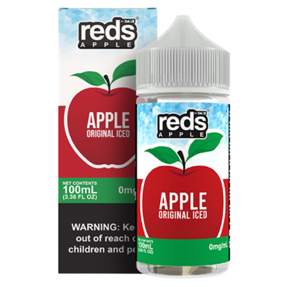 7Daze (LIQ FB)(100mL) Reds  -  Qty per pack 1 Apple Ice 00mg