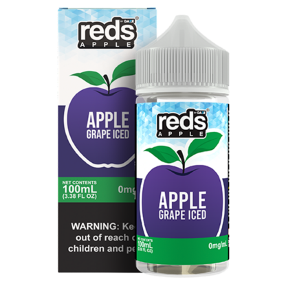 7Daze (LIQ FB)(100mL) Reds  -  Qty per pack 1 Grape Ice 00mg