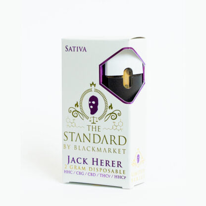 The Standard (DispoDelta)(2g) Rare-Blend HHC + CBG + CBD + THCV + HHCP  -  Qty per pack 1 Jack Herer