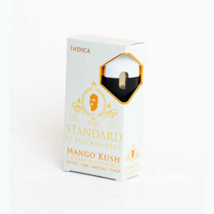 The Standard (DispoDelta)(2g) Rare-Blend D8 + CBG + MeOTHC + THCP  -  Qty per pack 1 Mango Kush