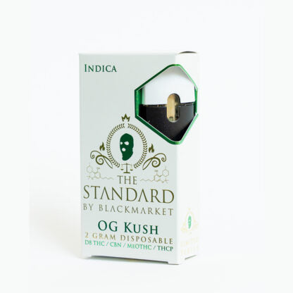 The Standard (DispoDelta)(2g) Rare-Blend D8 + CBG + MeOTHC + THCP  -  Qty per pack 1 OG Kush