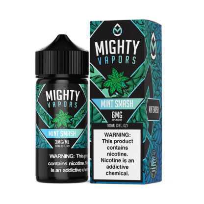 Mighty Vapors (LIQ FB)(100mL)  -  Qty per pack 1 Mint Smash 00mg