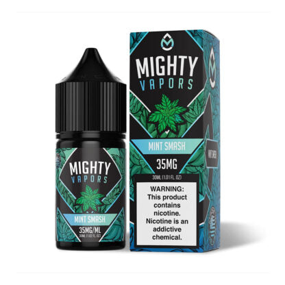 Mighty Vapors (LIQ Salt)(30mL)  -  Qty per pack 1 Mint Smash 35mg