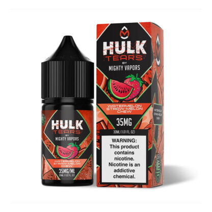 Mighty Vapors (LIQ Salt)(30mL) Hulk Tears  -  Qty per pack 1 Watermelon 35mg