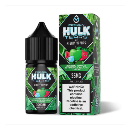 Mighty Vapors (LIQ Salt)(30mL) Hulk Tears  -  Qty per pack 1 Frozen Green Apple 35mg