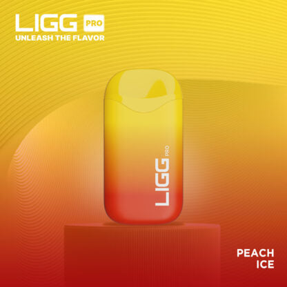 Ligg Pro (Dispo) (5500Puff)(14mL)  -  Qty per pack 10 Peach Ice 50mg